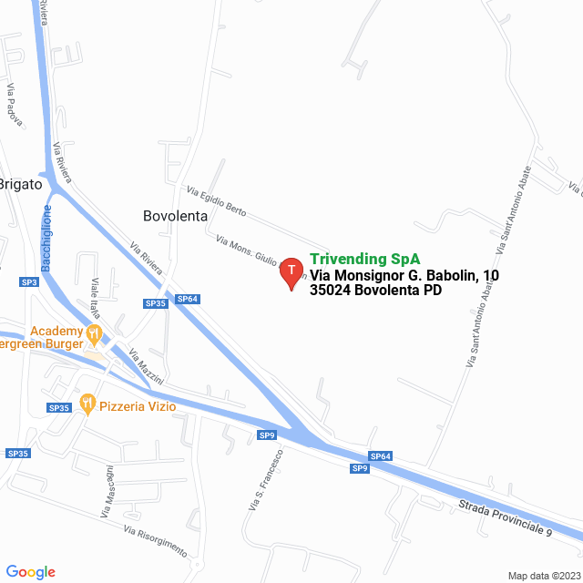 apri la mappa di Trivending SpA