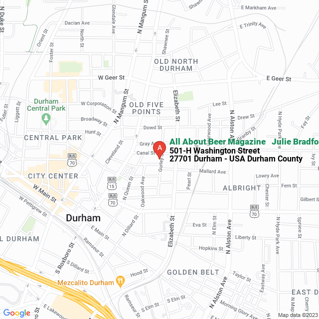 apri la mappa di All About Beer Magazine - Julie Bradford