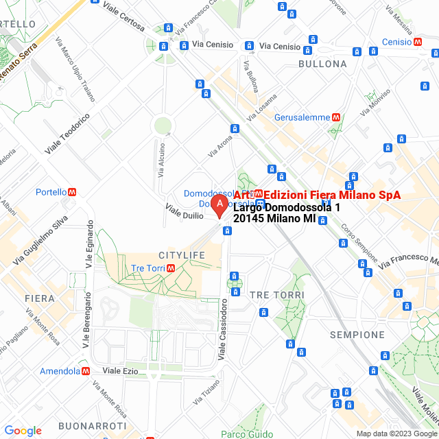 apri la mappa di Artْ - Edizioni Fiera Milano SpA
