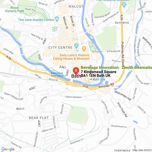 apri la mappa di Beverage Innovation - Zenith International Publishing Ltd