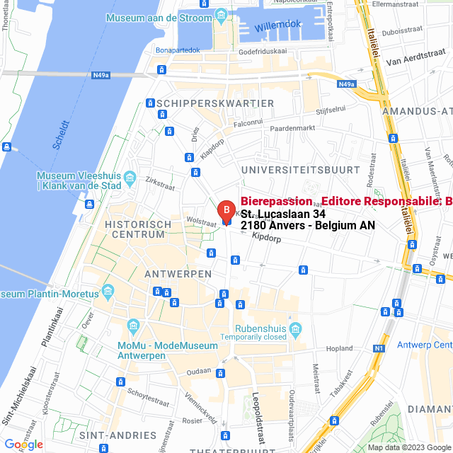 apri la mappa di Bierepassion - Editore Responsabile: Ben Vinken