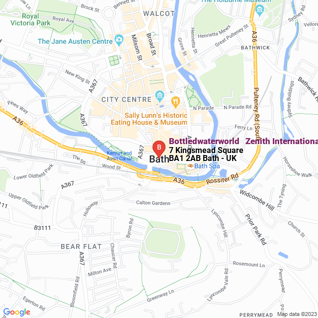 apri la mappa di Bottledwaterworld - Zenith International Publishing Ltd