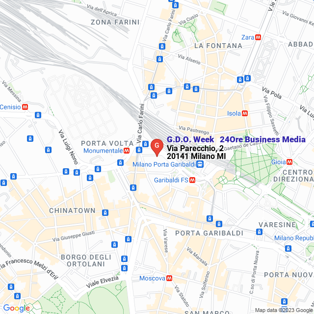 apri la mappa di G.D.O. Week - 24Ore Business Media
