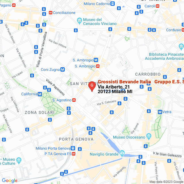 apri la mappa di Grossisti Bevande Italia - Gruppo E.S. Srl