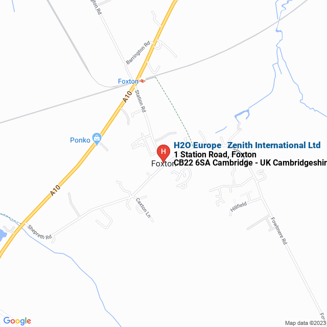 apri la mappa di H2O Europe - Zenith International Ltd