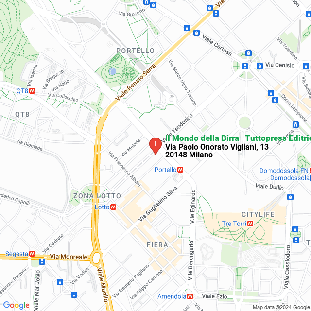 apri la mappa di Il Mondo della Birra - Tuttopress Editrice Srl