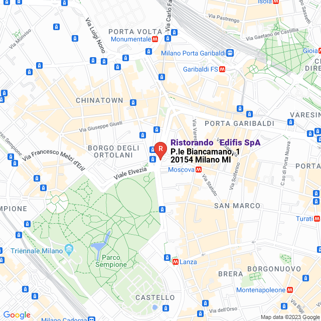 apri la mappa di Ristorando - Edifis SpA