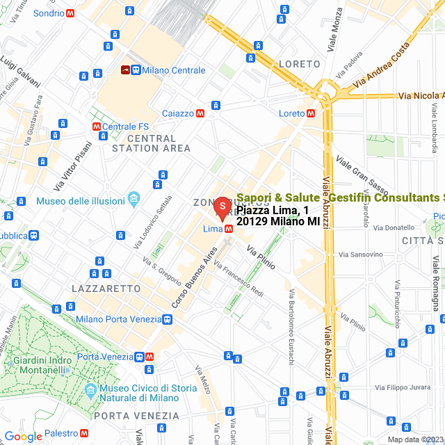 apri la mappa di Sapori & Salute - Gestifin Consultants Srl