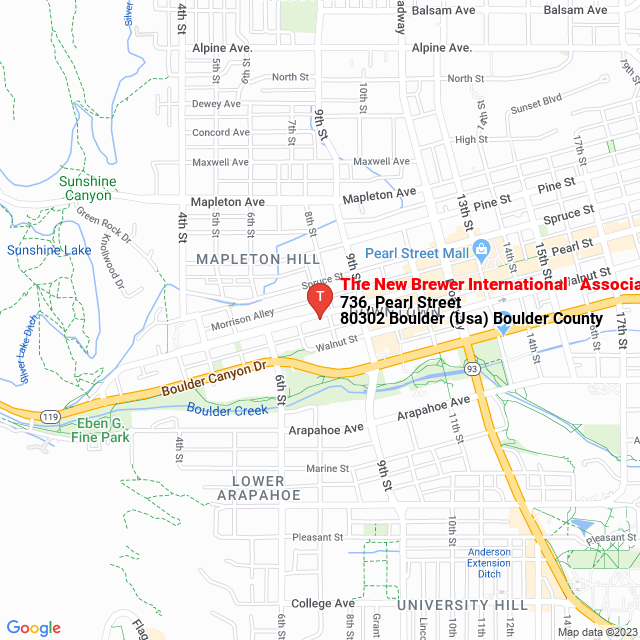 apri la mappa di The New Brewer International - Association Of Brewers