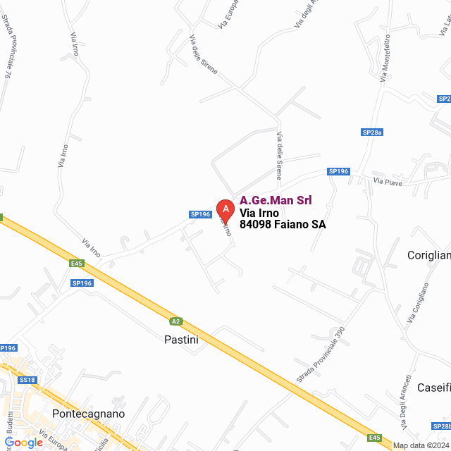 apri la mappa di A.Ge.Man Srl