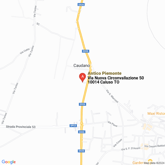 apri la mappa di Antico Piemonte