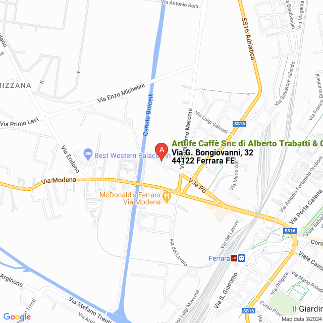 apri la mappa di Artlife Caffè Snc di Alberto Trabatti & C.