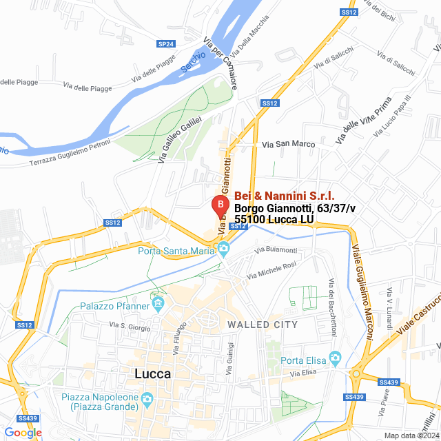 apri la mappa di Bei & Nannini S.r.l.