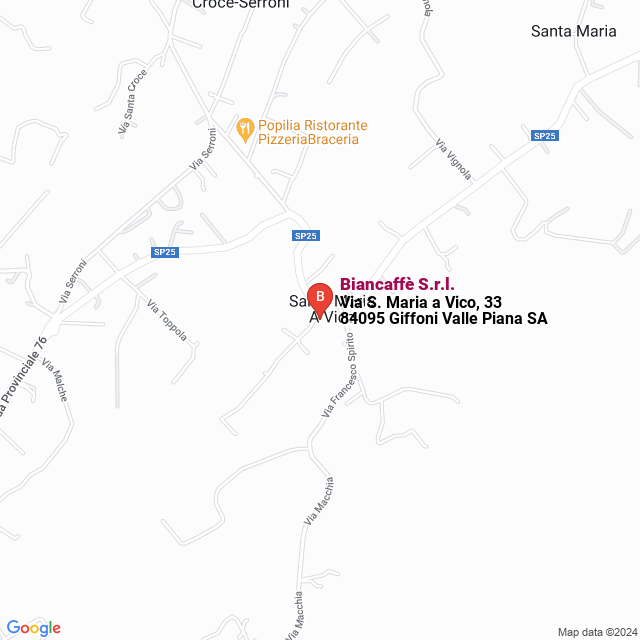 apri la mappa di Biancaffè S.r.l.