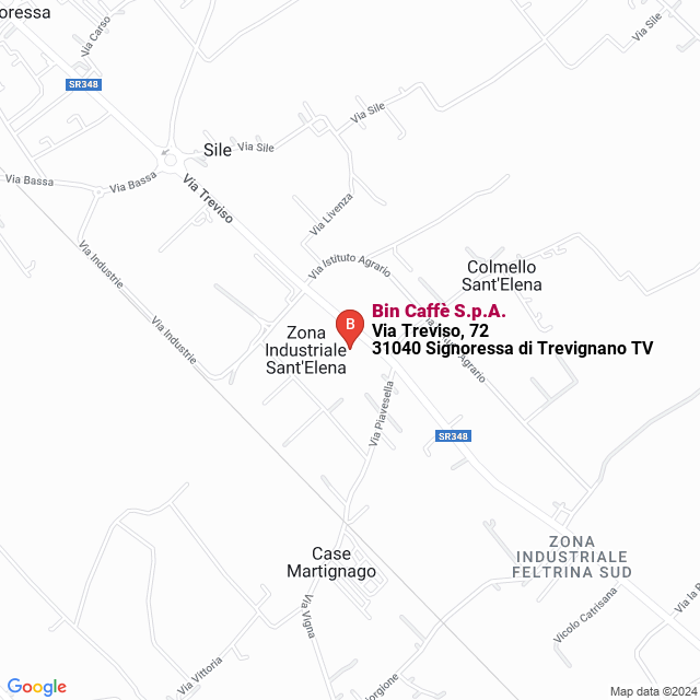 apri la mappa di Bin Caffè S.p.A.