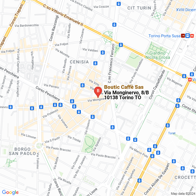 apri la mappa di Boutic Caffè Sas