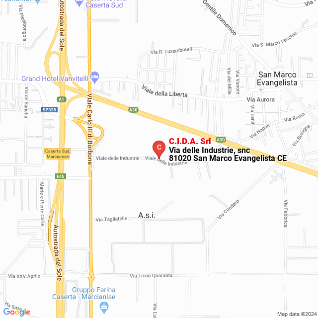 apri la mappa di C.I.D.A. Srl