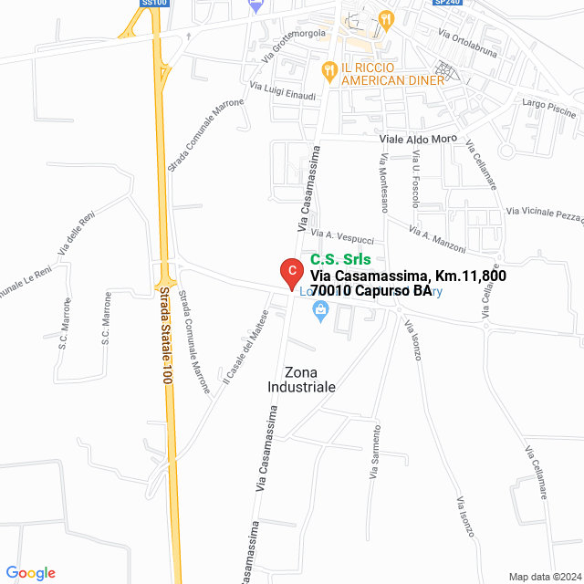 apri la mappa di C.S. Srls