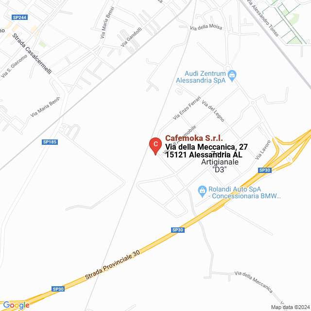 apri la mappa di Cafemoka S.r.l.
