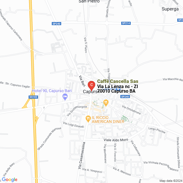 apri la mappa di Caffè Cascella Sas