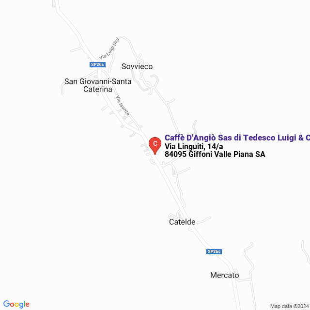 apri la mappa di Caffè D‘Angiò Sas di Tedesco Luigi & C.