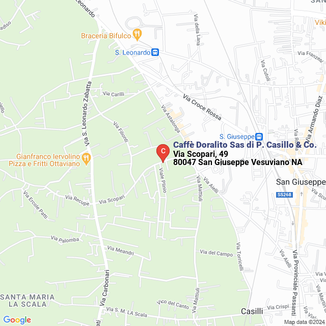apri la mappa di Caffè Doralito Sas di P. Casillo & Co.