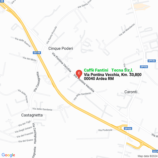 apri la mappa di Caffè Fantini - Tecna S.r.l.