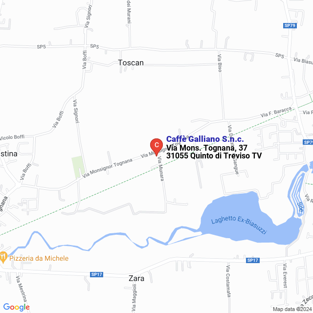 apri la mappa di Caffè Galliano S.n.c.