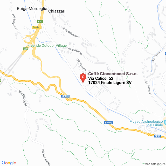 apri la mappa di Caffè Giovannacci S.n.c.