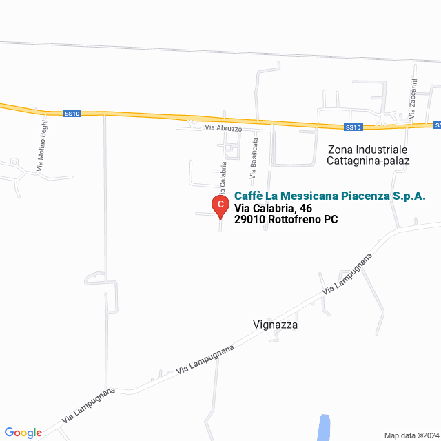 apri la mappa di Caffè La Messicana Piacenza S.p.A.