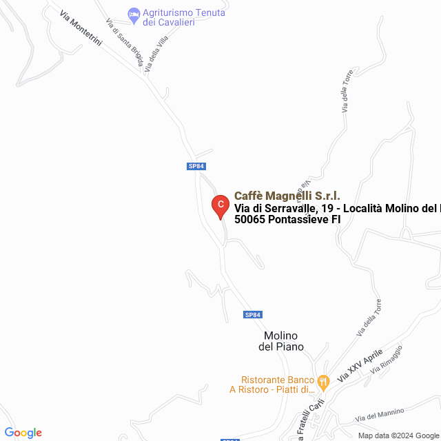 apri la mappa di Caffè Magnelli S.r.l.