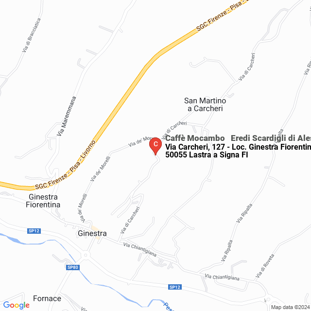 apri la mappa di Caffè Mocambo - Eredi Scardigli di Alessio Bianchini & C. S.n.c