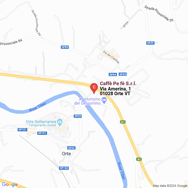 apri la mappa di Caffè Pe-fè S.r.l.
