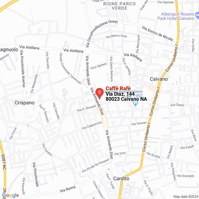 apri la mappa di Caffè Rafè