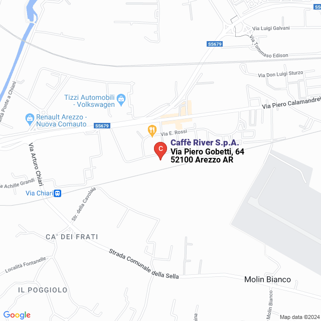 apri la mappa di Caffè River S.p.A.