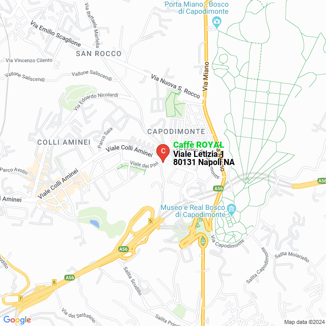 apri la mappa di Caffè ROYAL