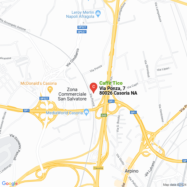 apri la mappa di Caffè Tico