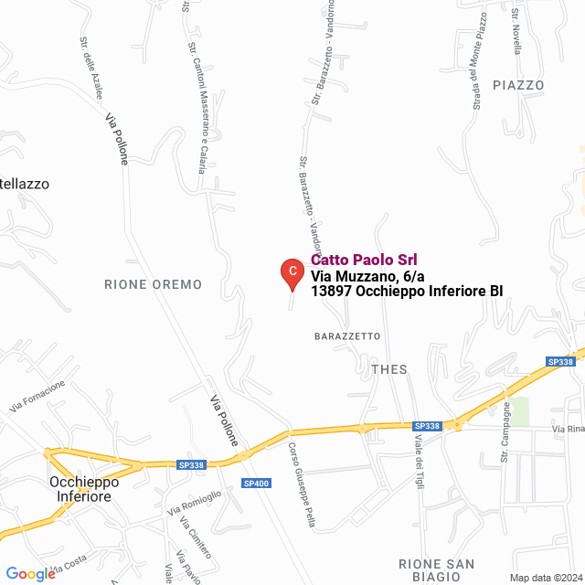 apri la mappa di Catto Paolo Srl