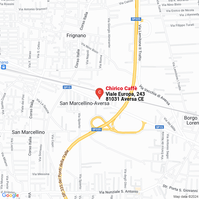 apri la mappa di Chirico Caffè