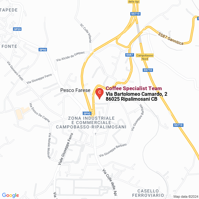 apri la mappa di Coffee Specialist Team