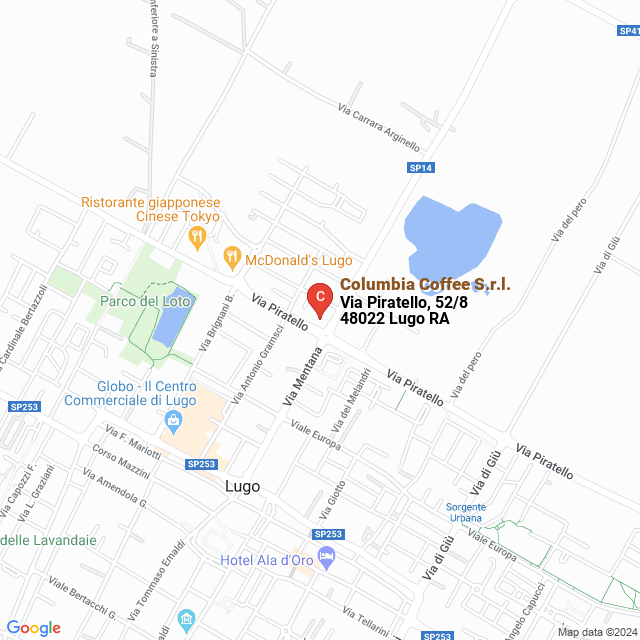 apri la mappa di Columbia Coffee S.r.l.