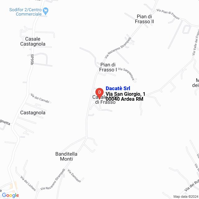apri la mappa di Dacatè Srl