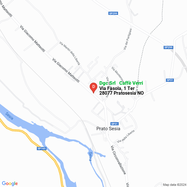 apri la mappa di Dgc Srl - Caffè Verri