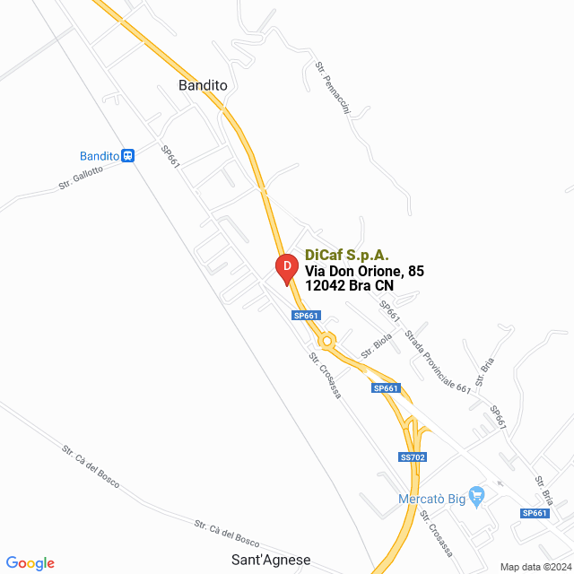 apri la mappa di DiCaf S.p.A.