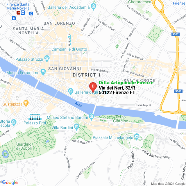 apri la mappa di Ditta Artigianale Firenze