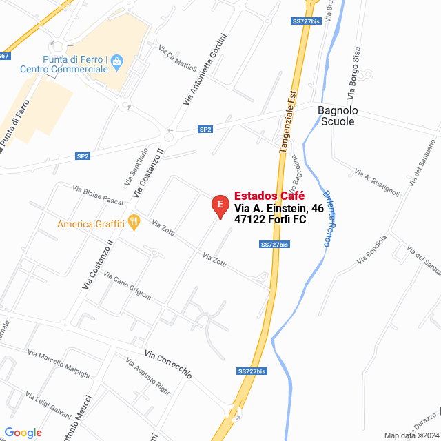 apri la mappa di Estados Café