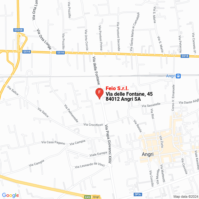 apri la mappa di Feio S.r.l.