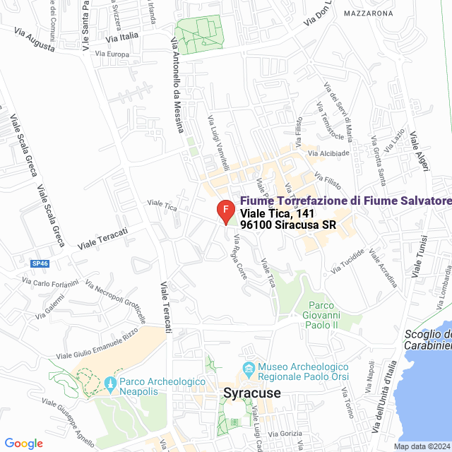 apri la mappa di Fiume Torrefazione di Fiume Salvatore Andrea