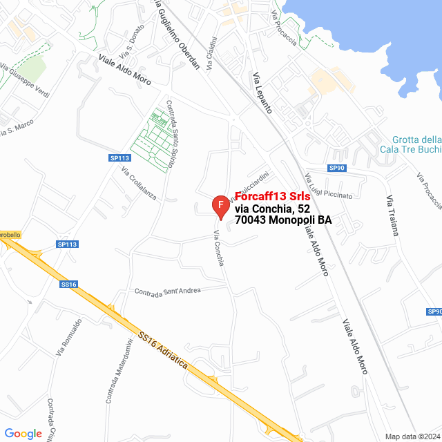 apri la mappa di Forcaff13 Srls