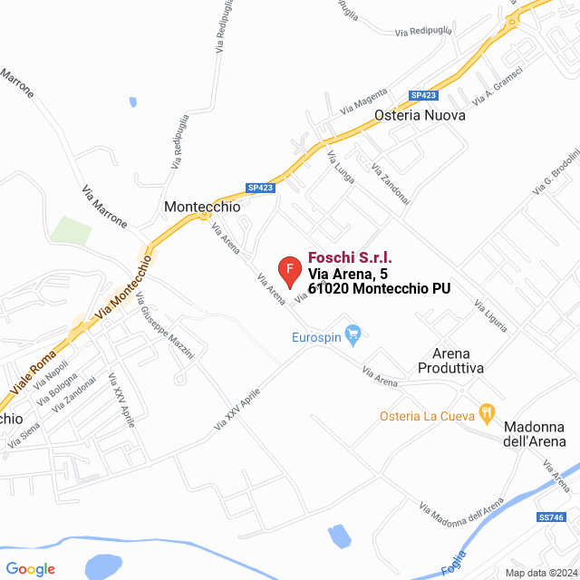apri la mappa di Foschi S.r.l.